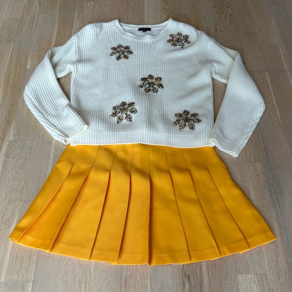 American Apparel Pleated Mini Skirt M - Picture 8 of 8